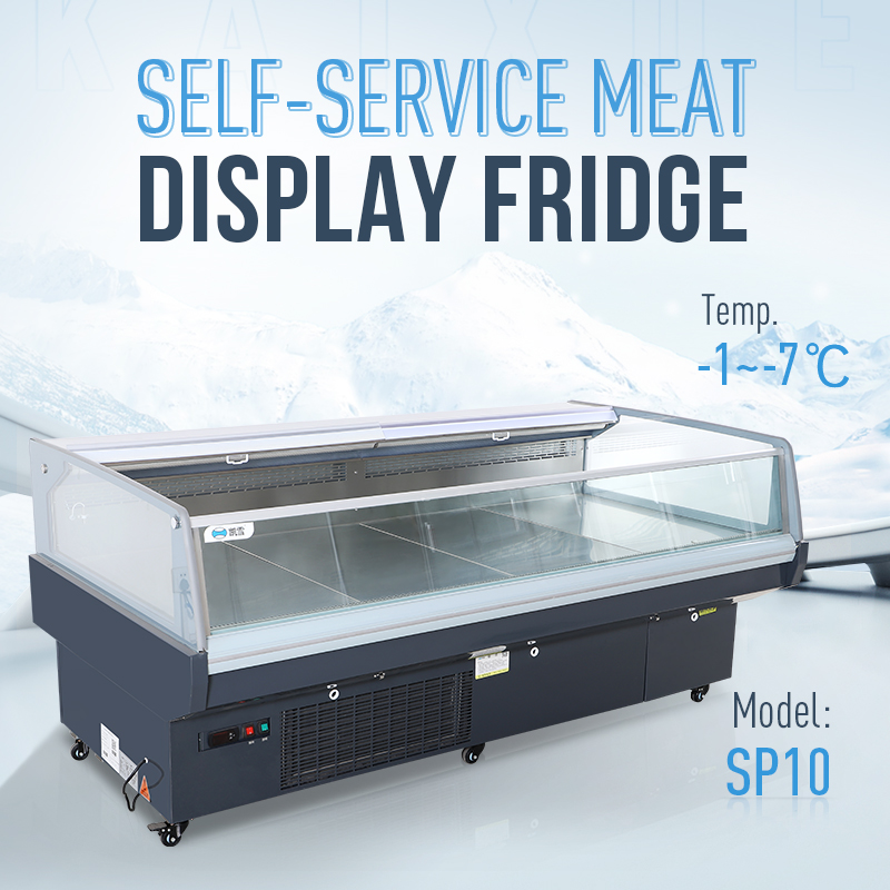 top open meat display chiller