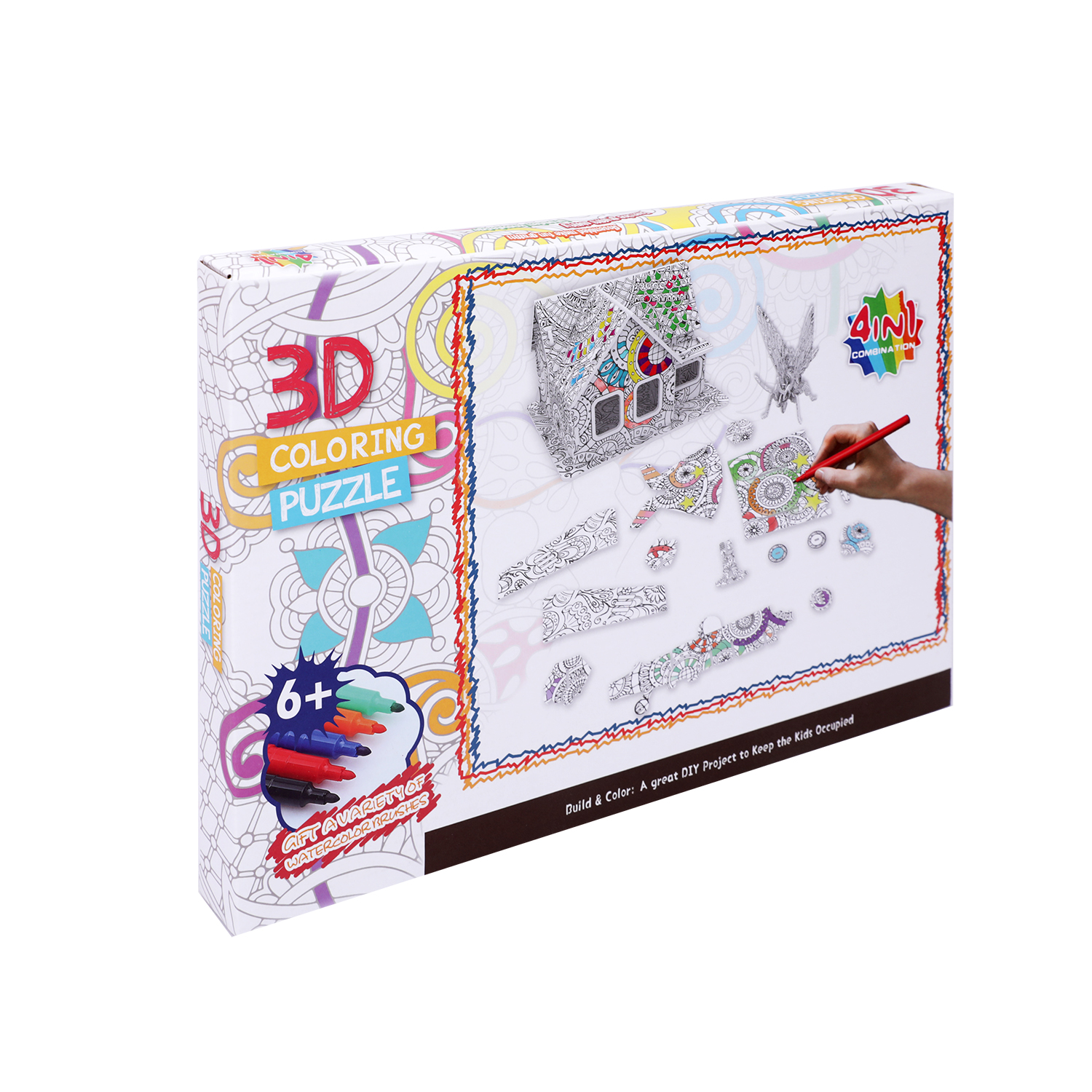 DIY Coloring Puzzle