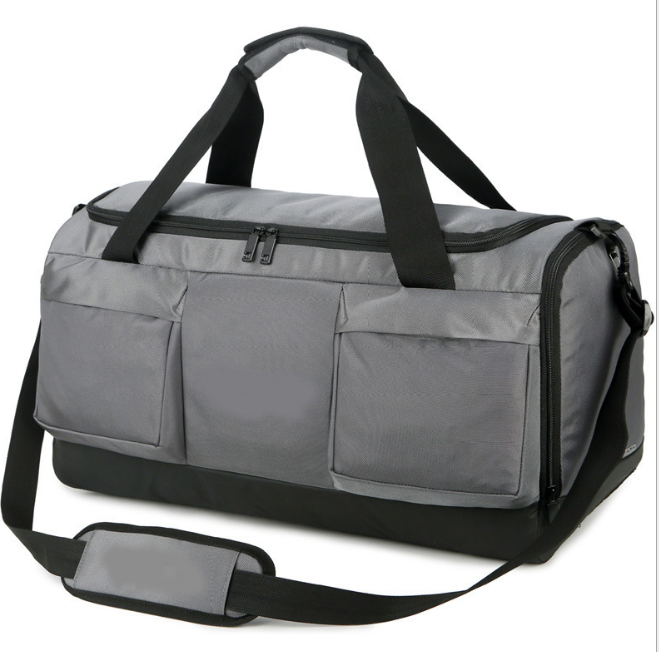08y#New custom printed logo gym sports bag for men large capacity portable traveling bag luggage bag