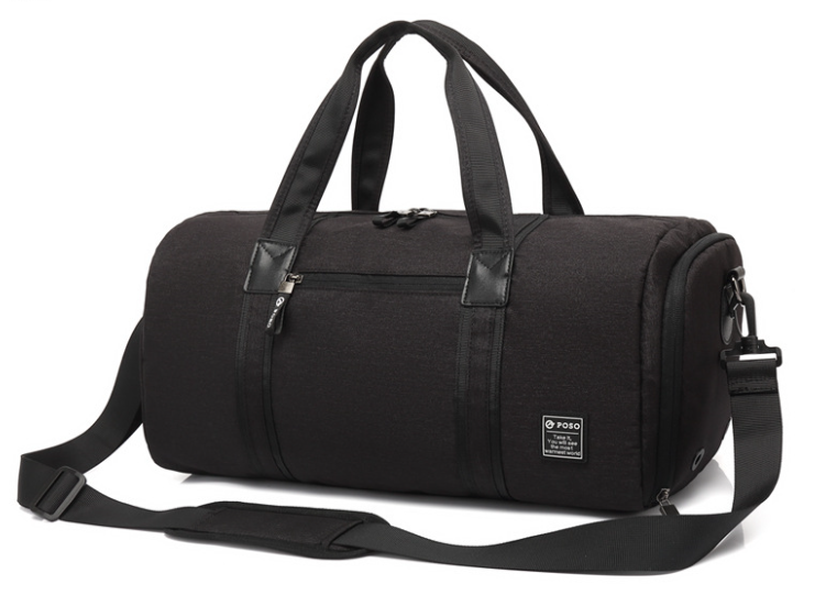 08y#Fitness bag custom printed logo gym sports bag men large capacity portable traveling bag luggage bag