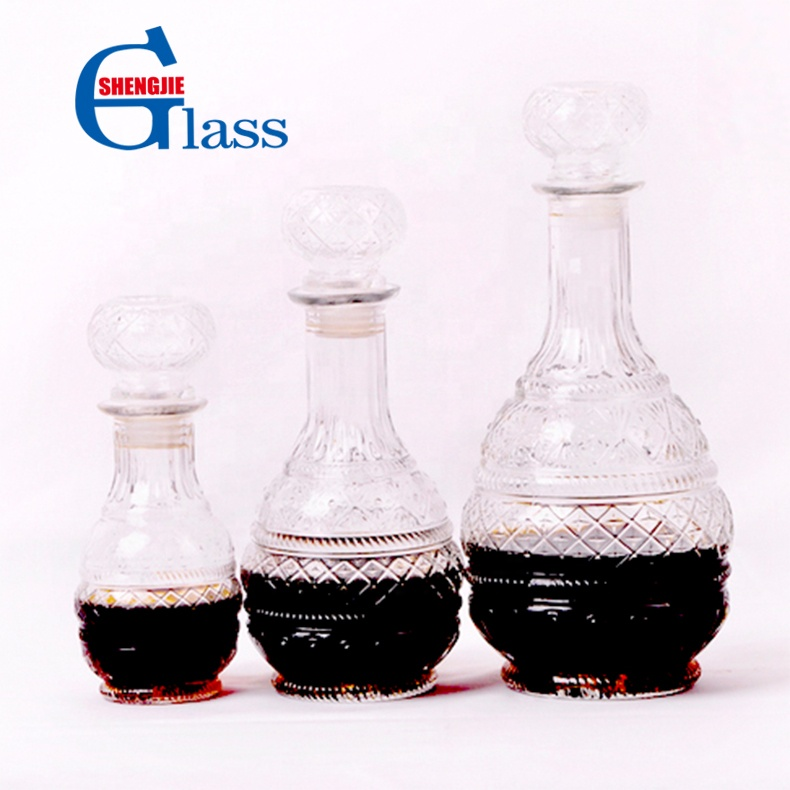 Manufacturer Selling Empty Wine Bottle Stopper Glass Wine Bottle Stopper