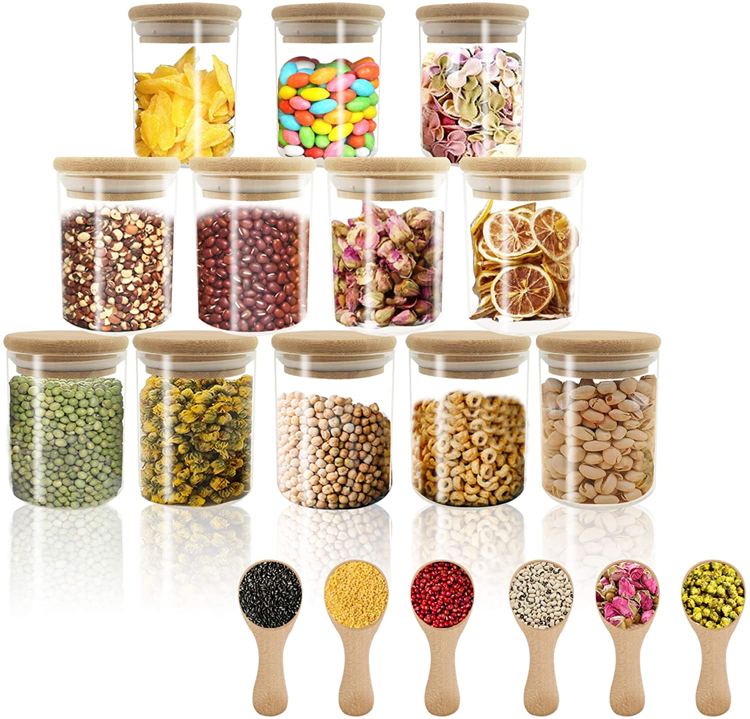Borosilicate glass storage jar