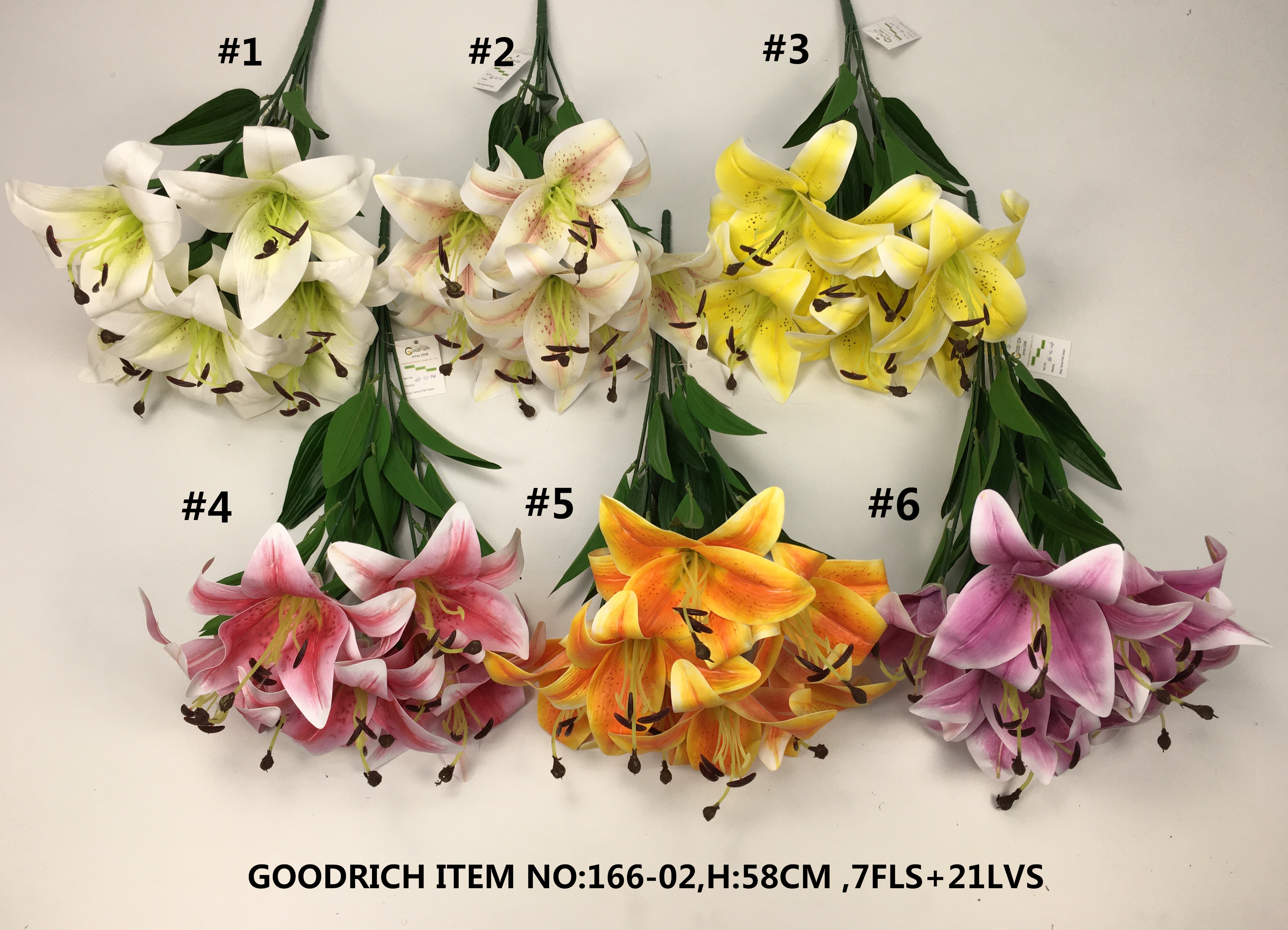 Artificial flowers 3D lily