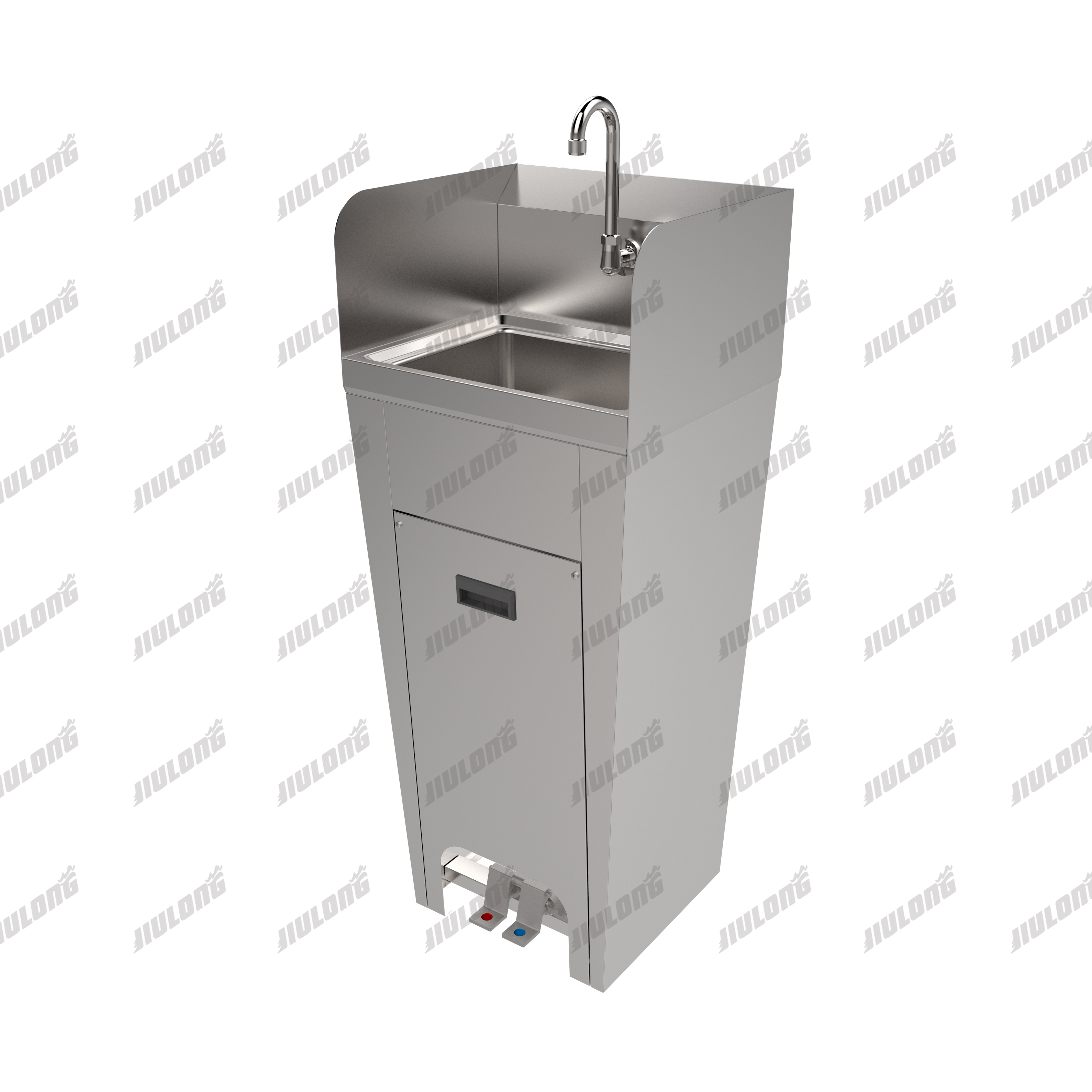 Foot pedal hand sink/Pedal wash basin/Pedal valve hand sink/Hand free sink/Hand washing sink/Stainless steel hand sink/Medical hand sink