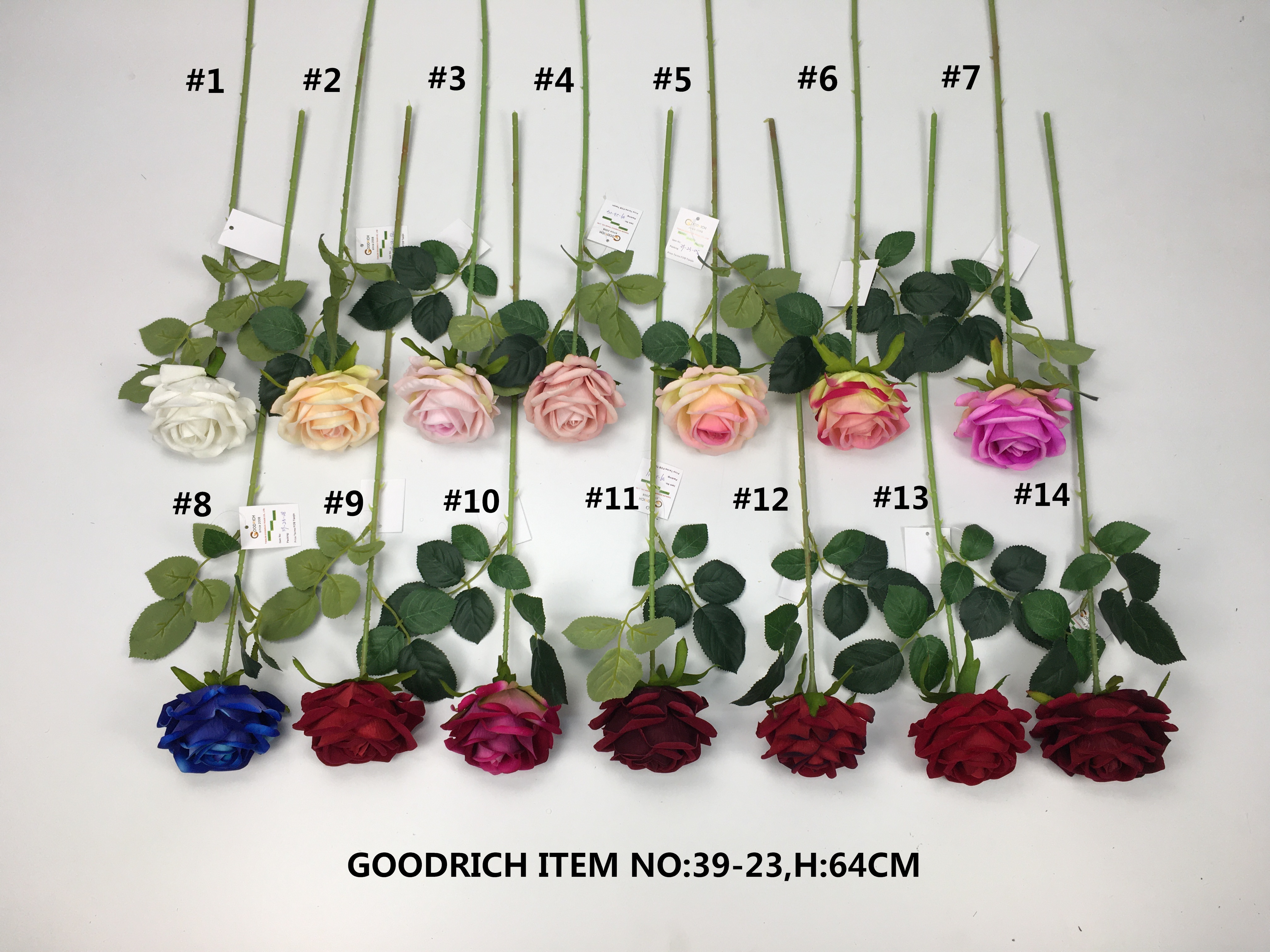 Artificial flowers velvet rose