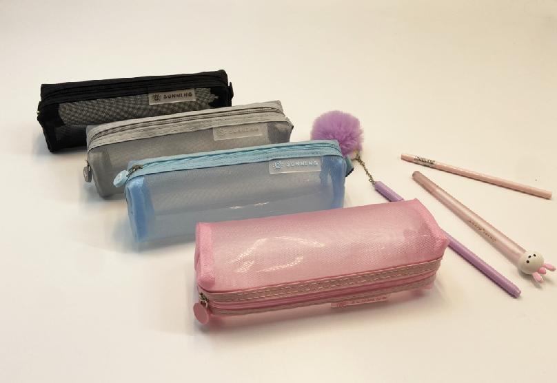 mesh school office pencil bag