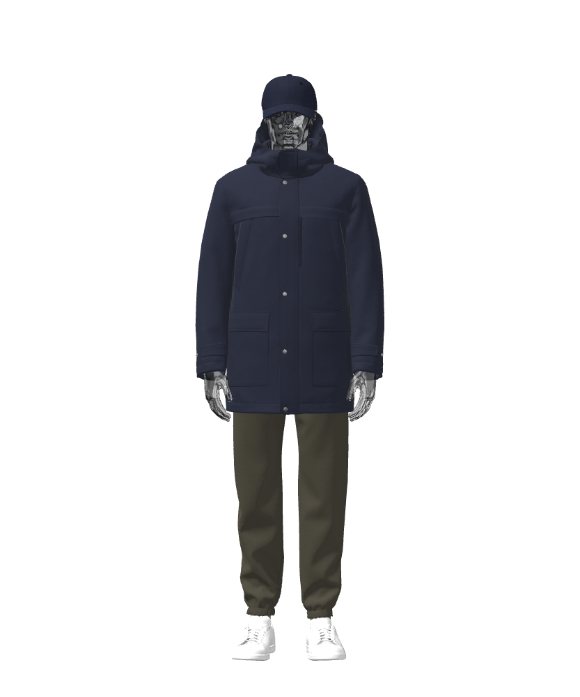Men's warm padded jacket