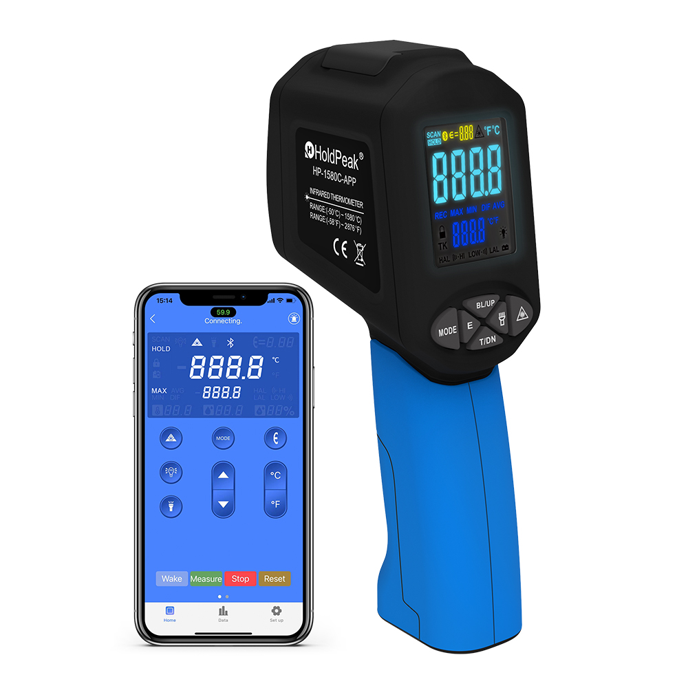 Infrared Thermometer HP-1580C-APP