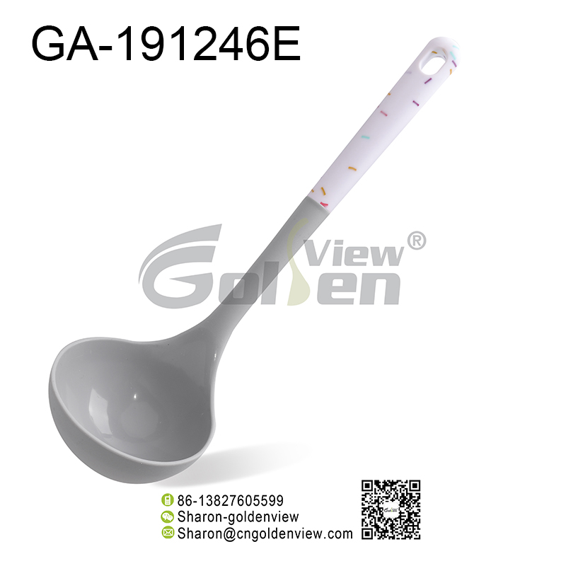 Speckled silicone ladle