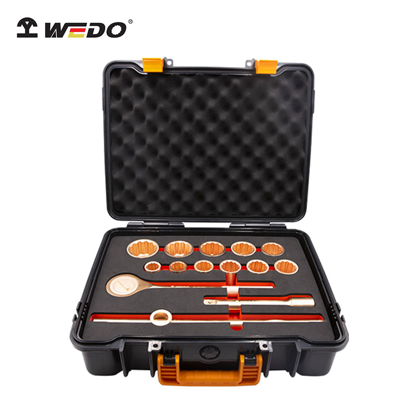 Non-sparking heavy 3/4'' Dr Socket Set-14pcs