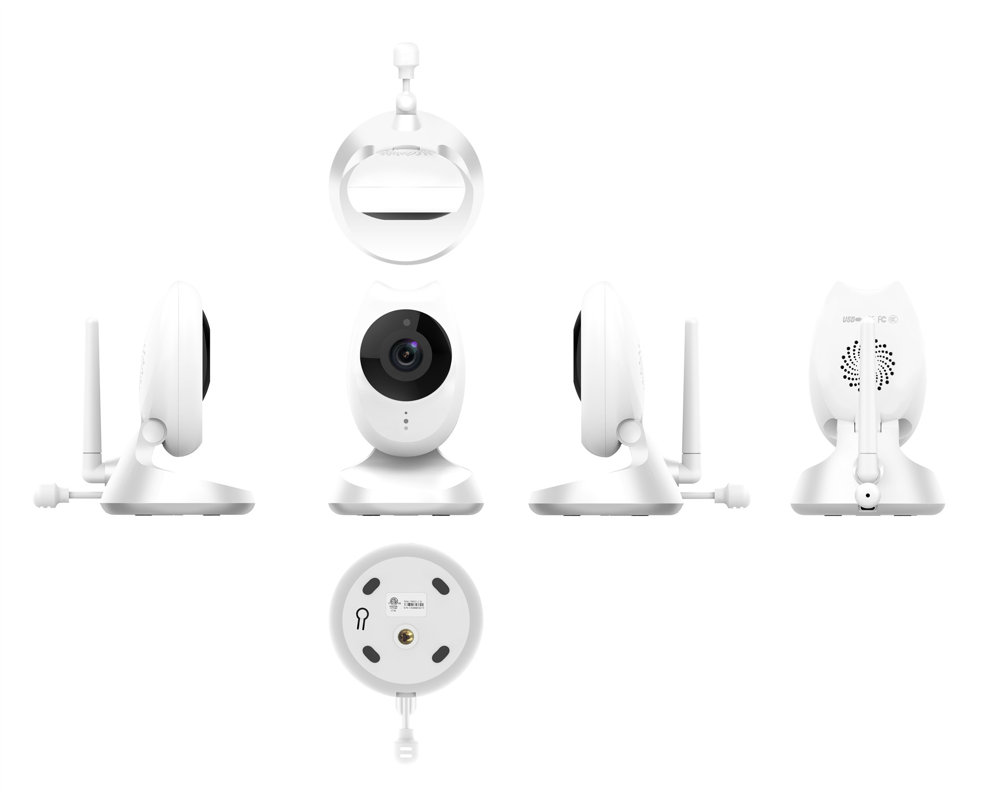 4.3 Inch Baby Monitoring Camera HDKing BM02 Wireless Digital Video Camera Smart Baby Monitor with Night Vision