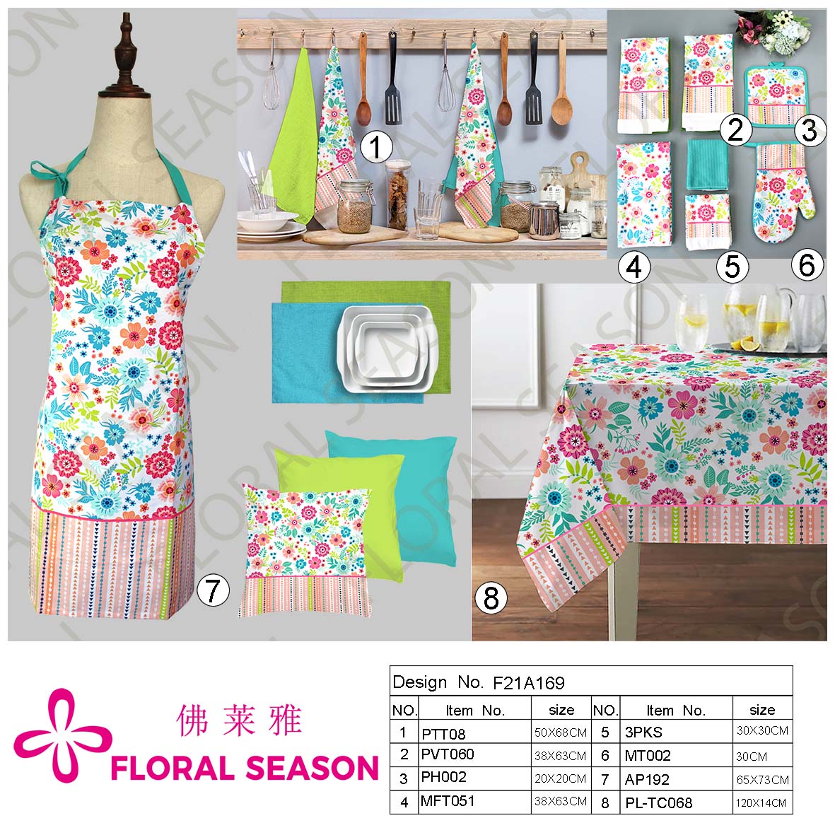 Kitchen Textile, Apron,towel,pot Holder,oven Mitt, Placemat,table Cloth,cushion