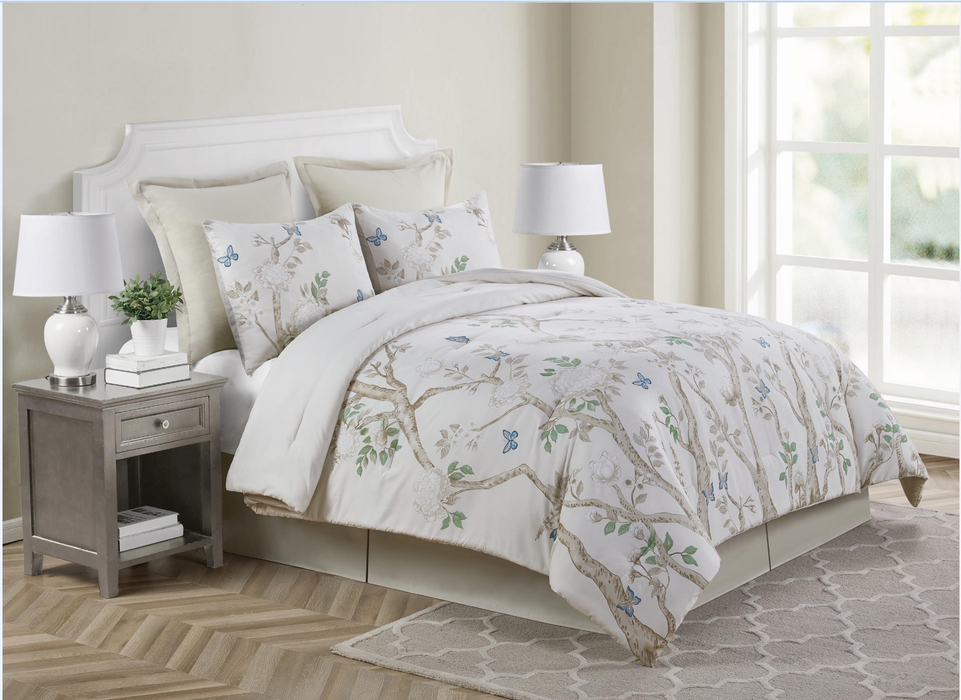 Soft Health Durable quility comforter floral design printed blanket