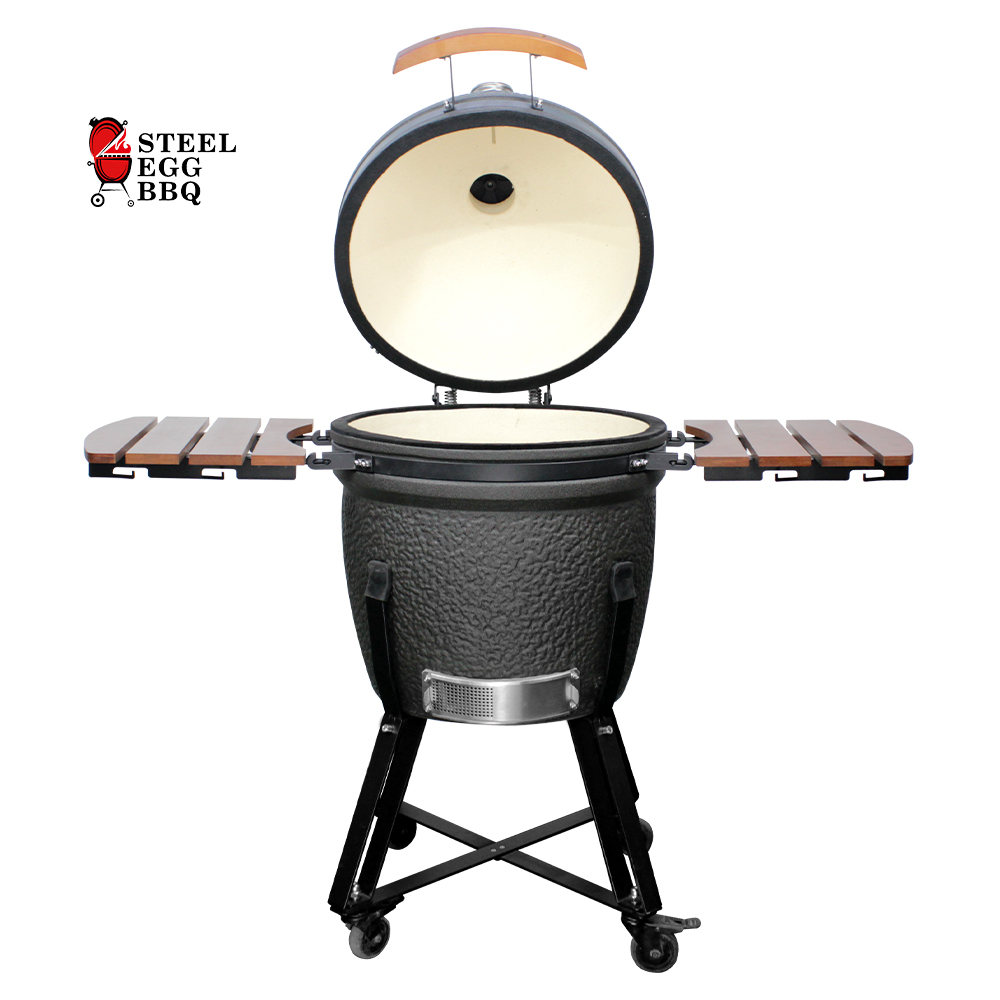 SEB Kamado 21" ceramic barbecue grill matt functional large size outdoor garden furniture party use