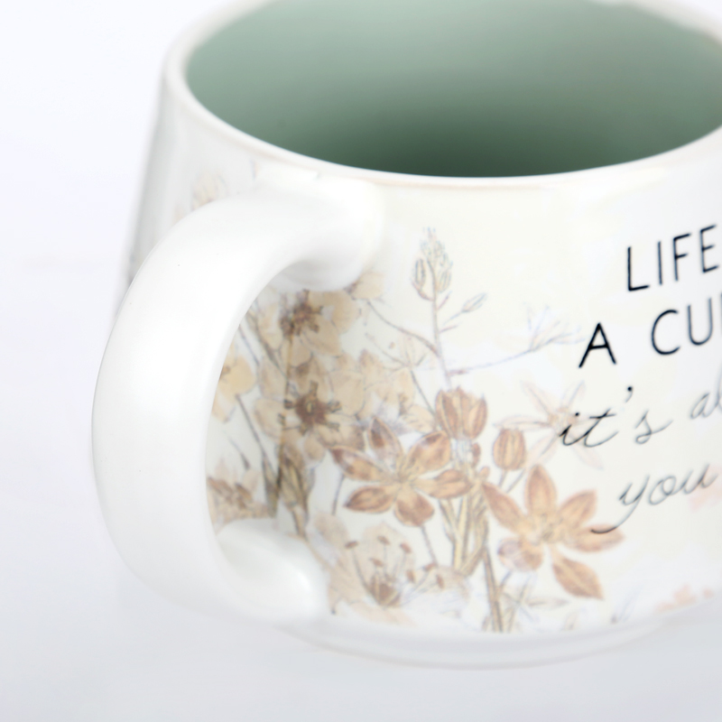 12OZ Ceramic cup cafe mug