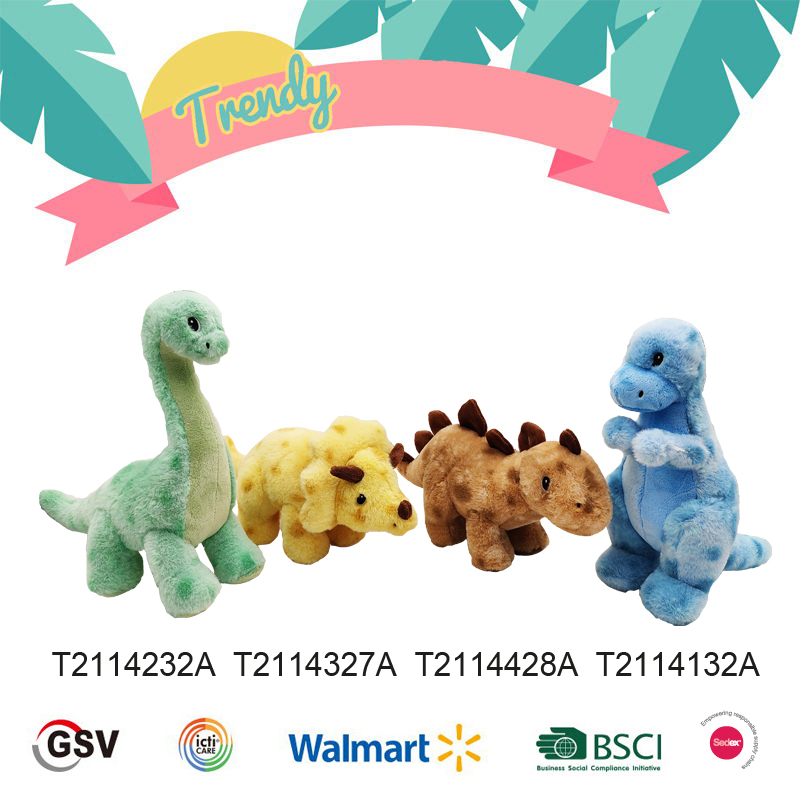 TRENDY ANIMALS Dinosaur GTLT PLUSH TOY（T2114232A T2114327A T2114428A T2114132A）