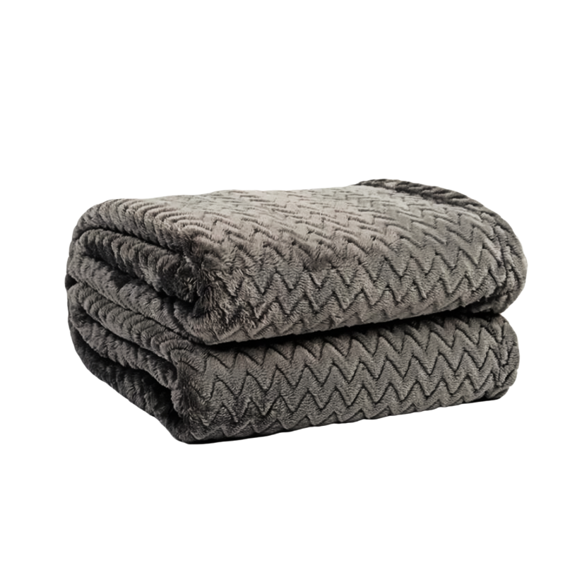 Ultrasoft jacquard flannel blanket lightweight flannel throw