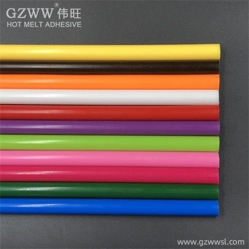colorful hot melt glue stick