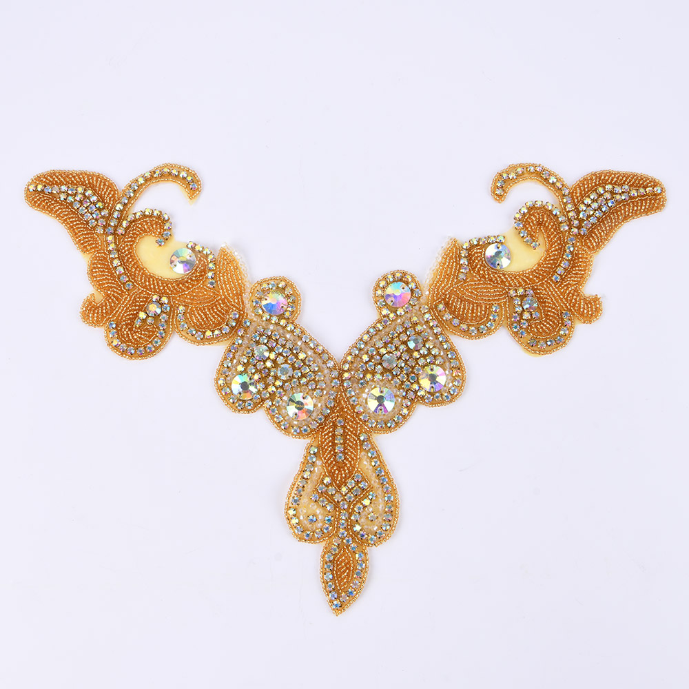 Customized Sequins/Beads/Rhinestone Lace Collar