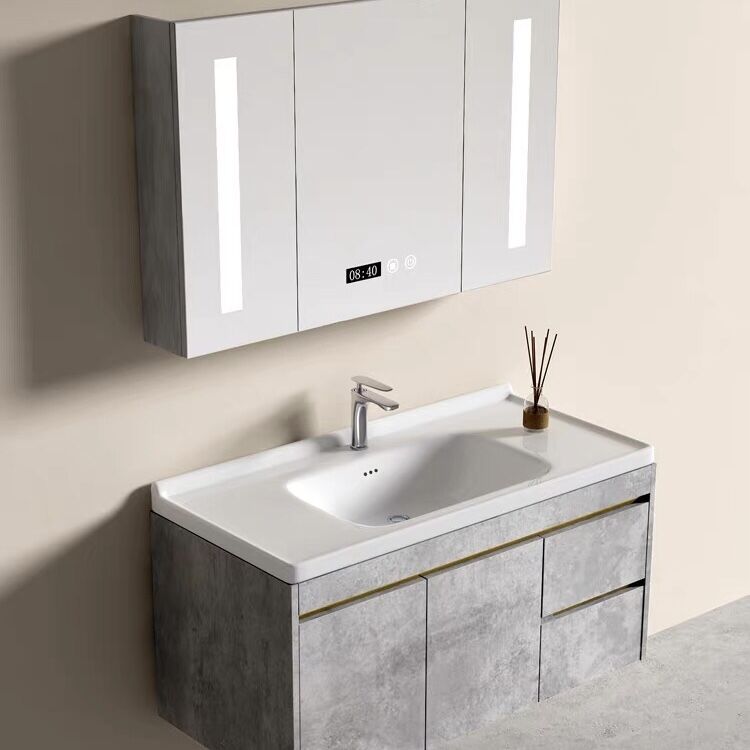 Modern simple environmental protection bathroom furniture combination