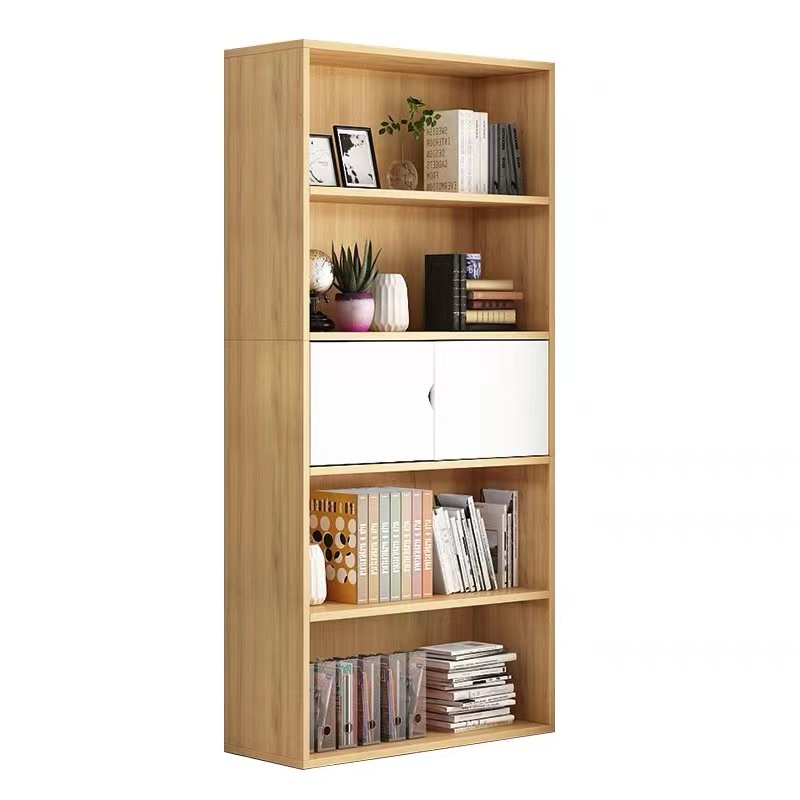 Simple floor modern floating window cabinet small bookshelf