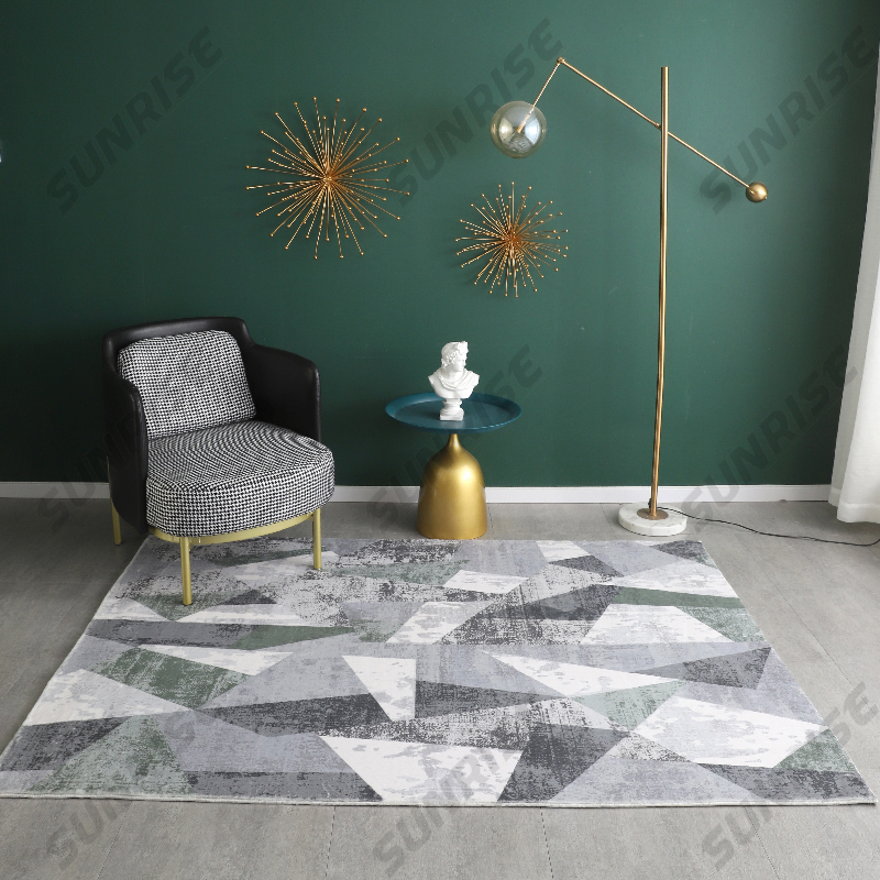 Rabbit Fur Digital Printed Rug