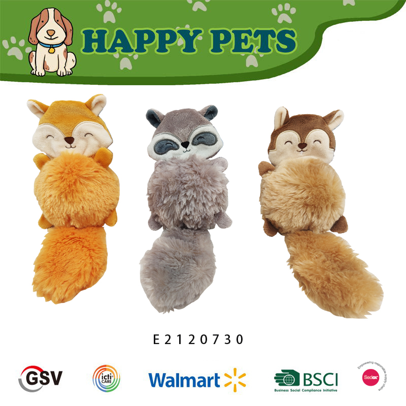 Pet toy Fox Sloth Squirrel GTST PLUSH TOY（E2120730）