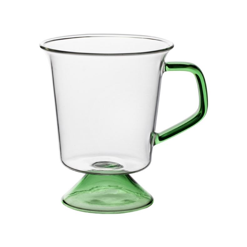 Hot Selling Round Coloured Drinking Glass For Office