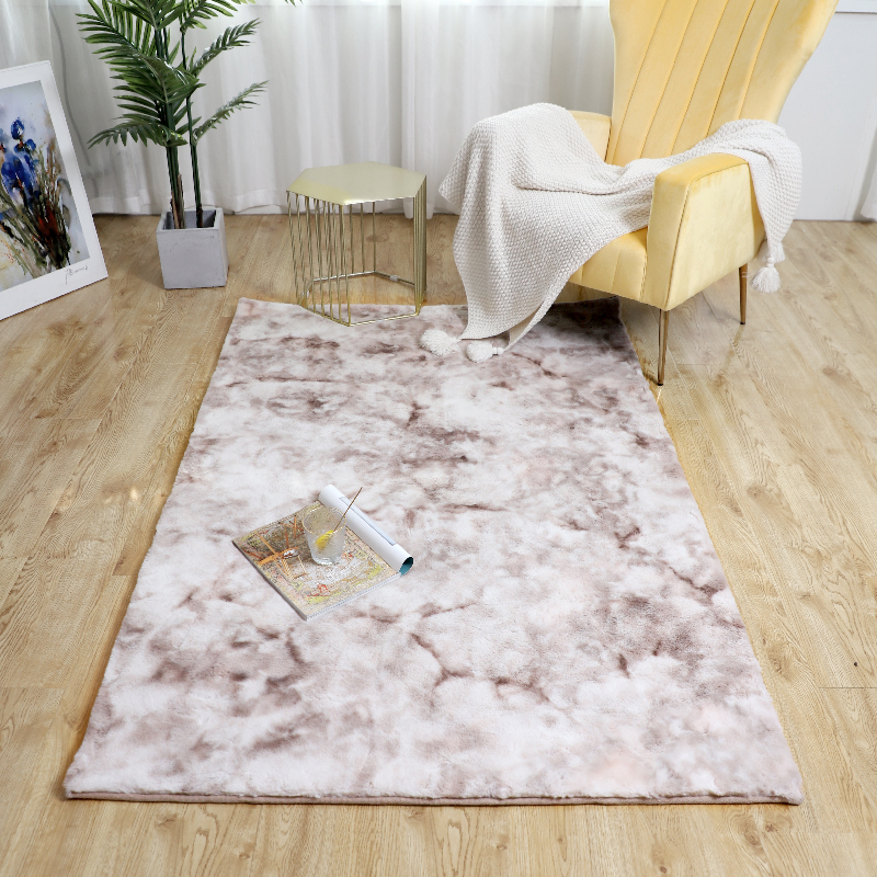 Faux Rabbit Fur Tie Dye