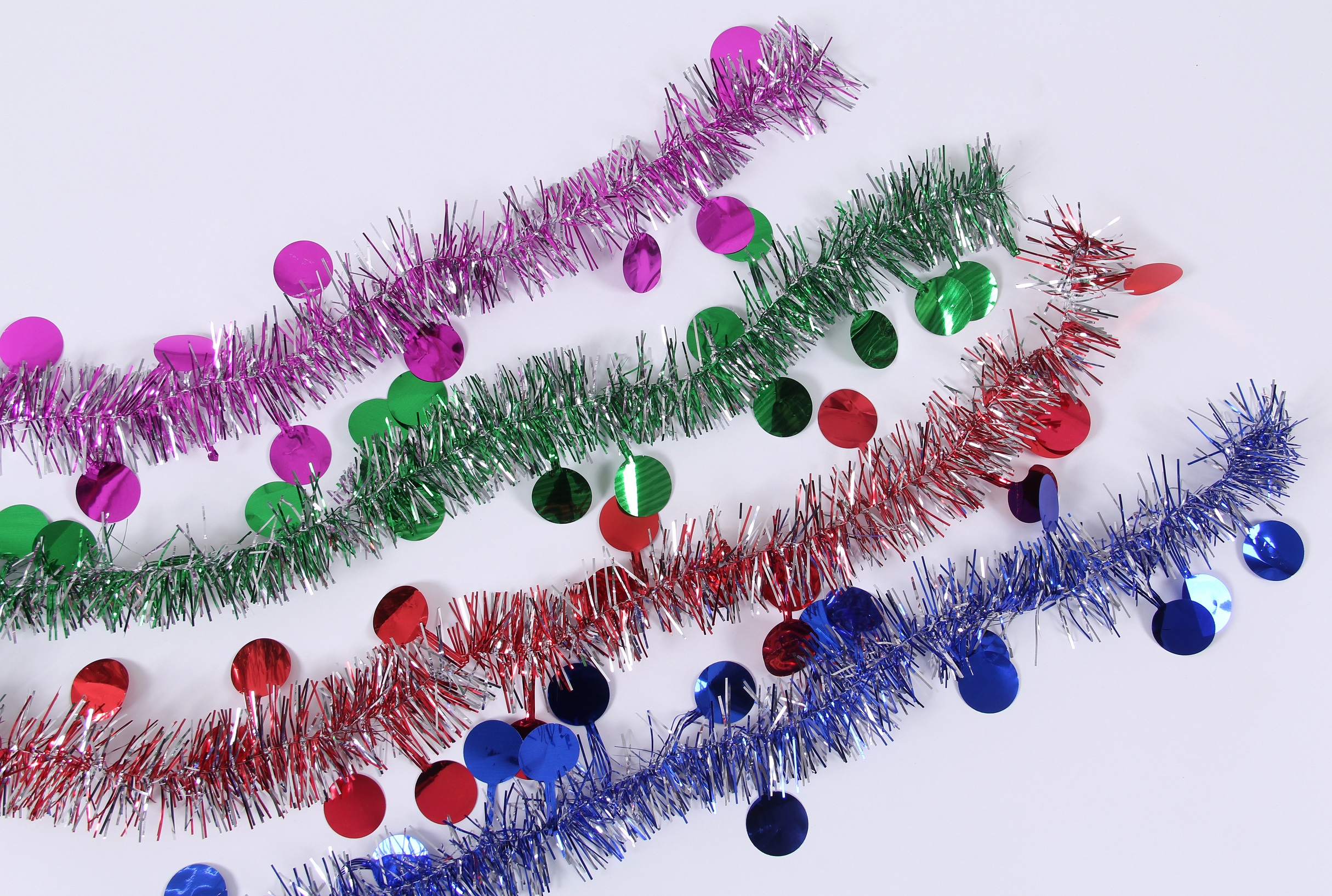 Cheap simple happy christmas/party/wedding/ tinsel garland2022new