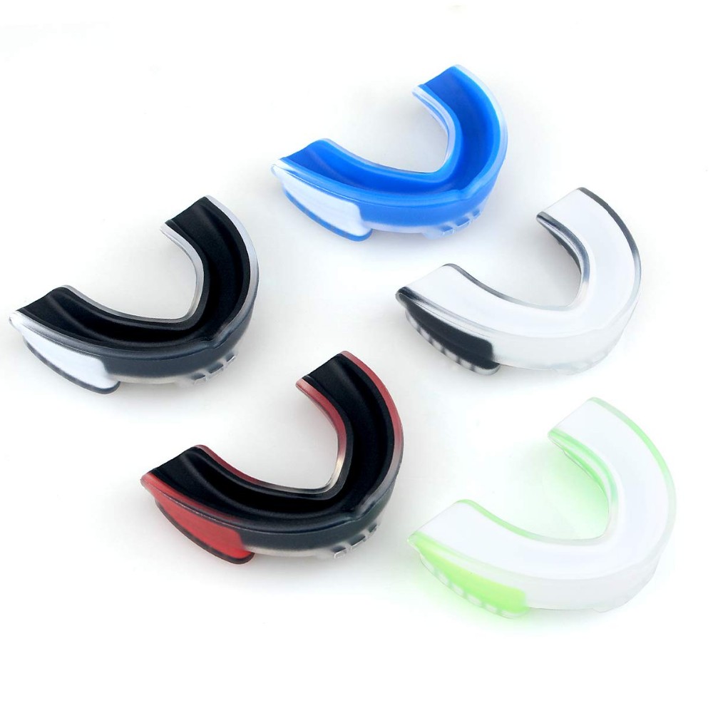 Sports Mouth Guard for Basketball Hockey Muay Thai American Football Protection Athletic Mouth Guard for Grinding Teeth Customizable for Comfort