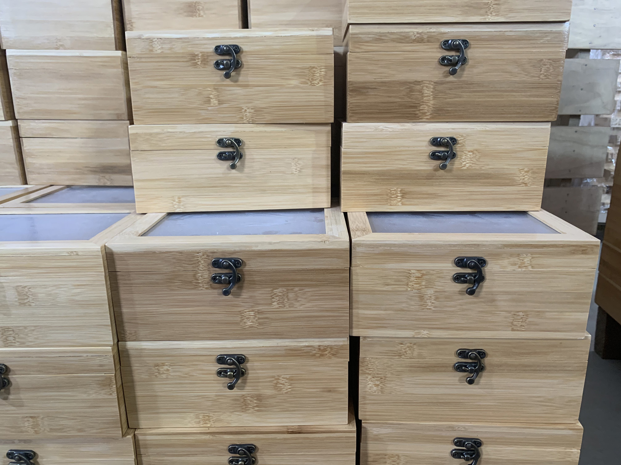 Bamboo Storage Box Bamboo Tea Box with Slide Lid for Sale