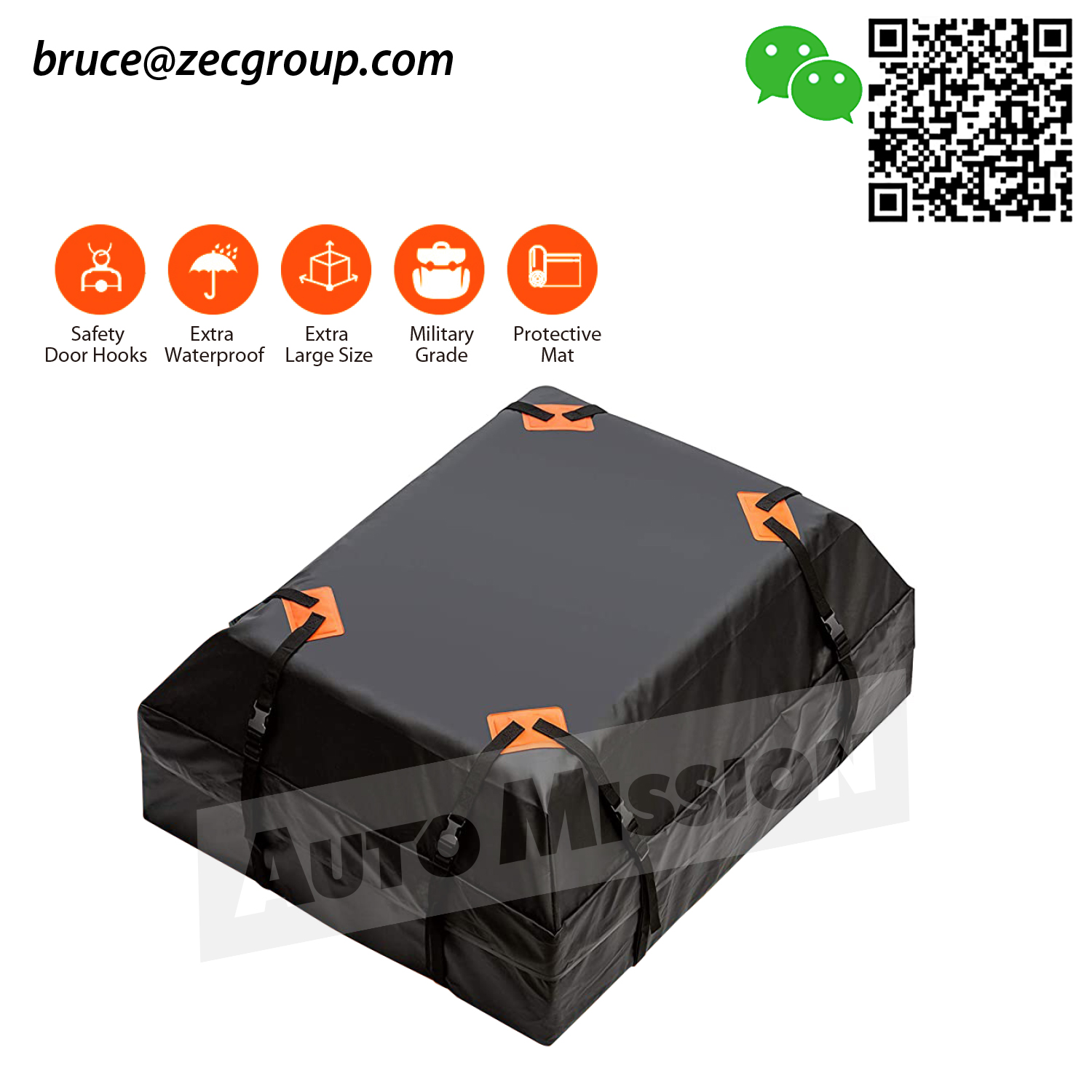 Car roof bag