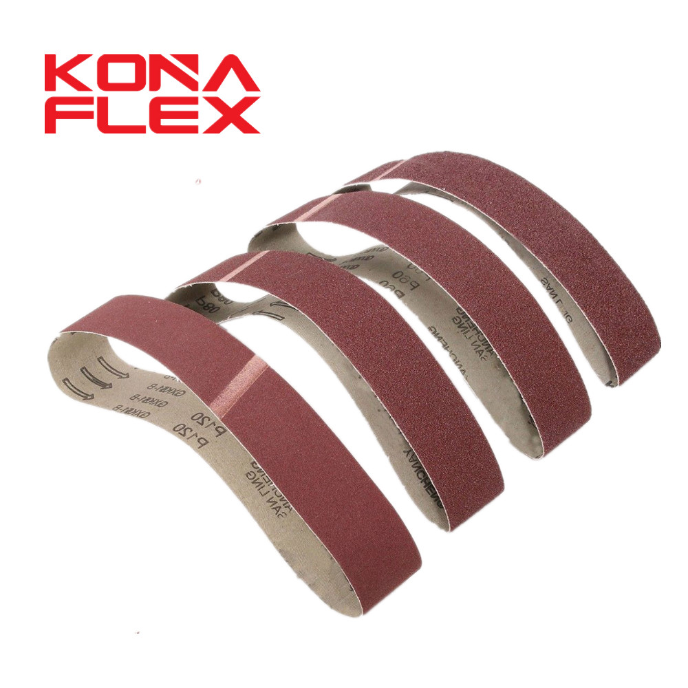 Konaflex 2.5inch Width Aluminum Oxide Sanding Belts For Grinding&Polishing Wood/Metal