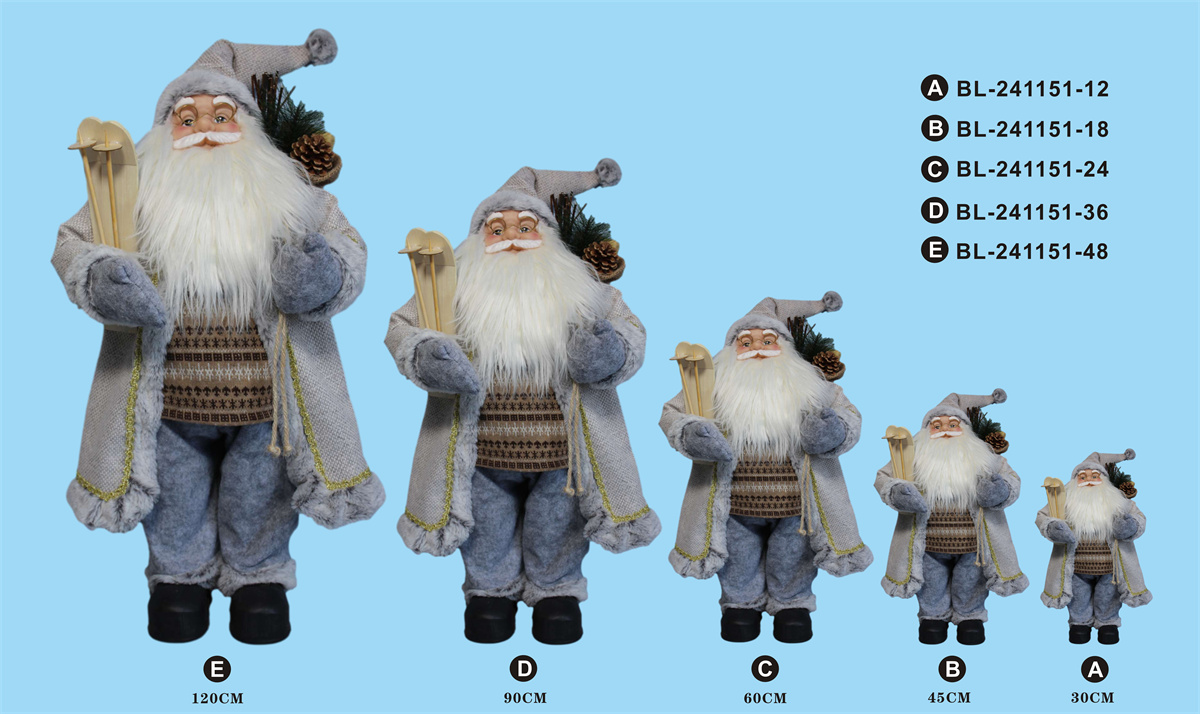 30cm/45cm/60cm/90cm/120cm height set of Santa Clause