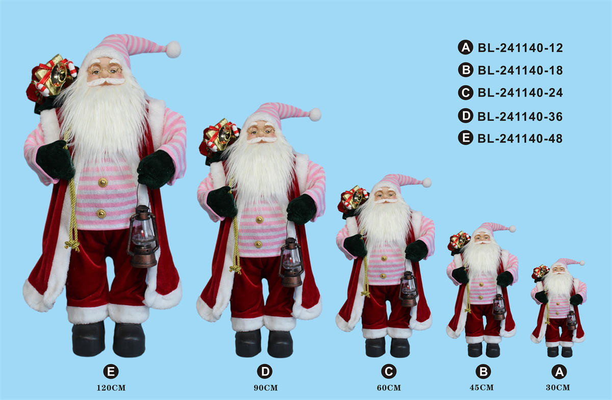 30cm/45cm/60cm/90cm/120cm height set of Santa Clause