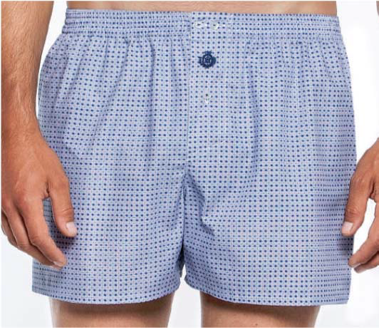 100%cotton men's woven boxer