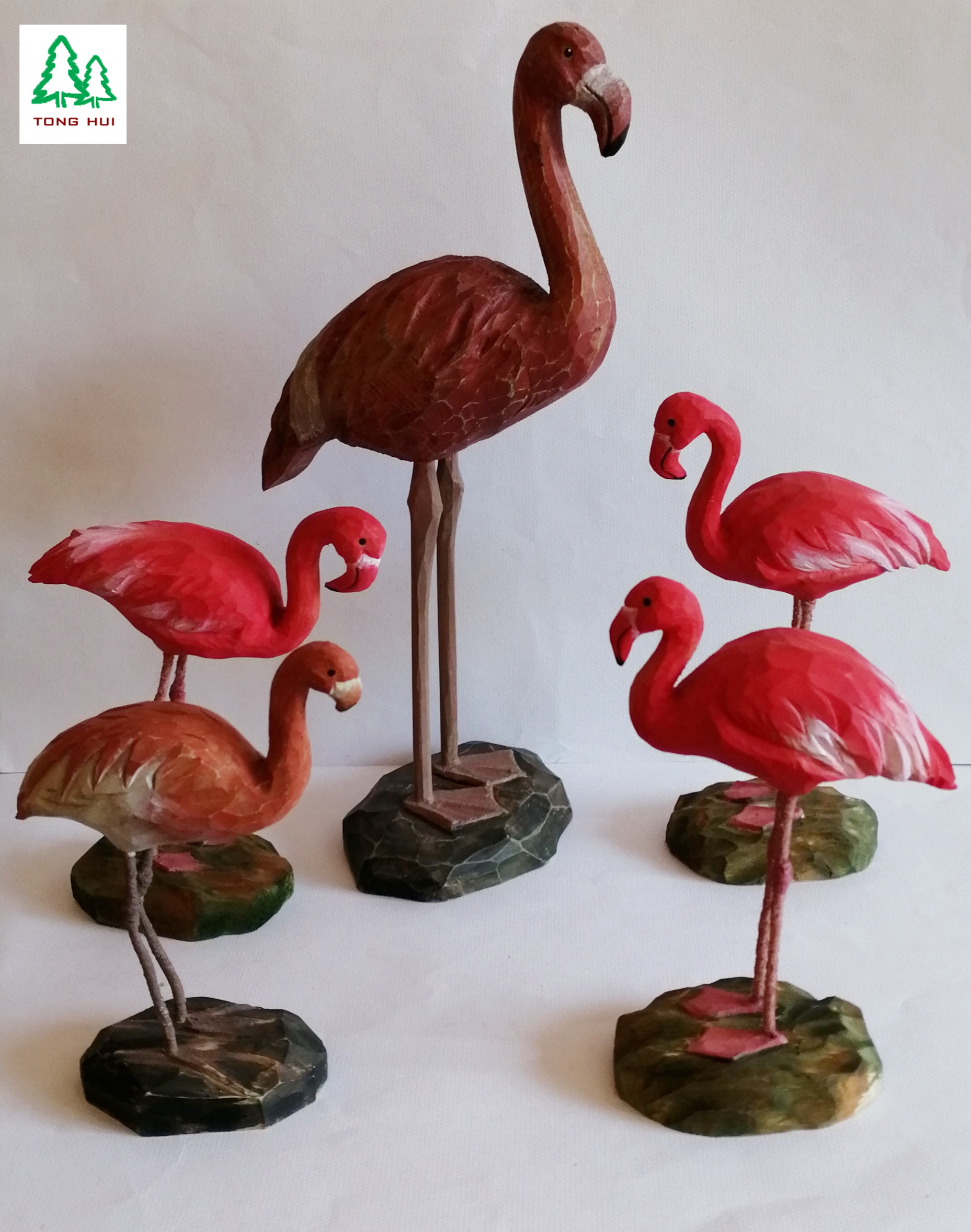 Wooden carved bird