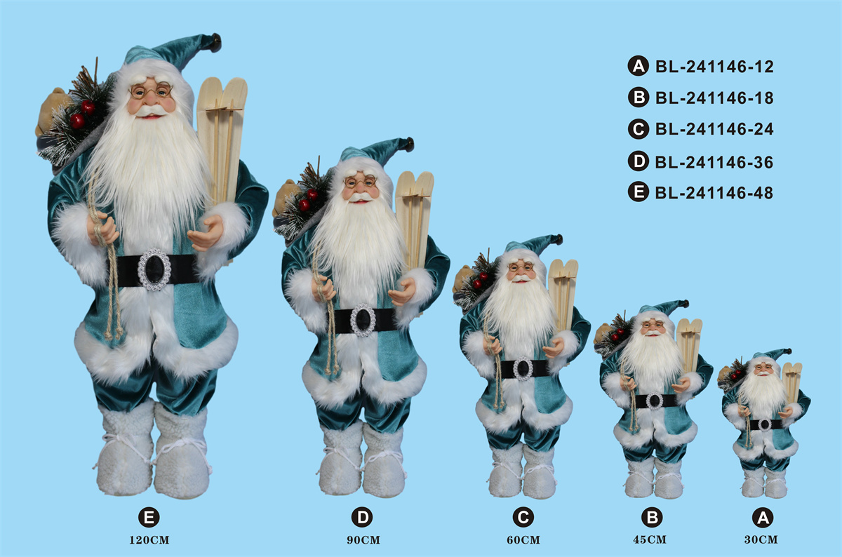 30cm/45cm/60cm/90cm/120cm height set of Santa Clause