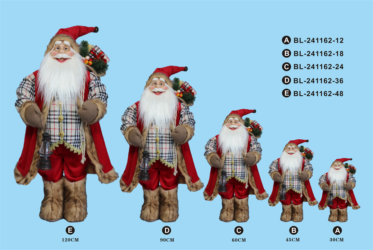 30cm/45cm/60cm/90cm/120cm height set of Santa Clause