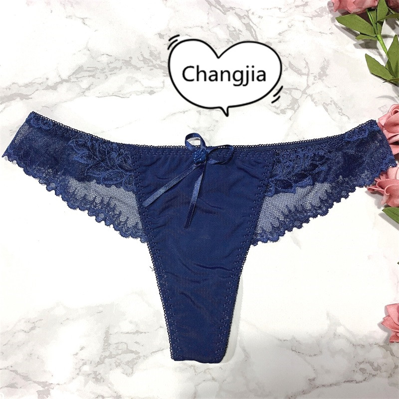 Lady's sexy brief underwear basic brief lace bikini
