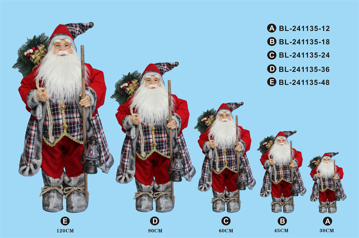 30cm/45cm/60cm/90cm/120cm height set of Santa Clause