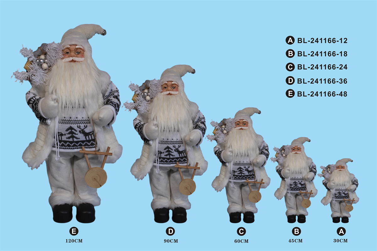30cm/45cm/60cm/90cm/120cm height set of Santa Clause