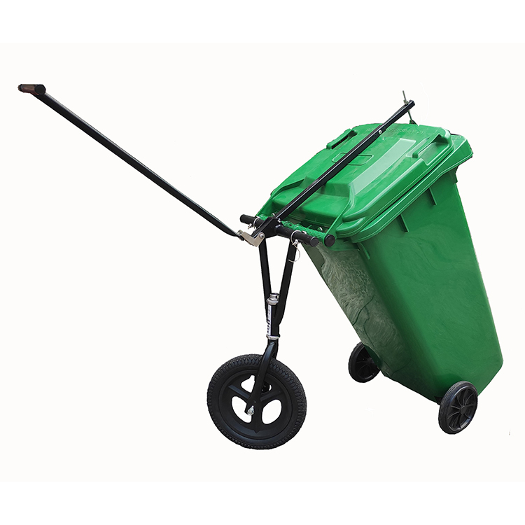 Wheelie bin helper trash cart waste bin trailer