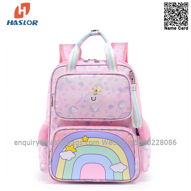 701a#Customized Stylish Special Design school Backpack 15.5 inch big capacity teenage bag