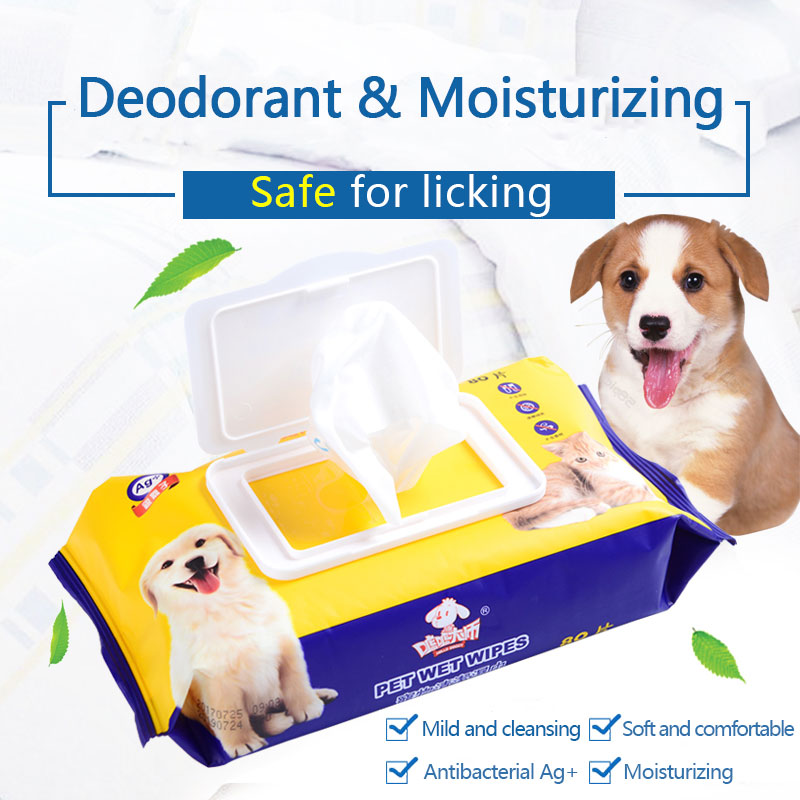 Anti batibacterial Pet Wet Wipes