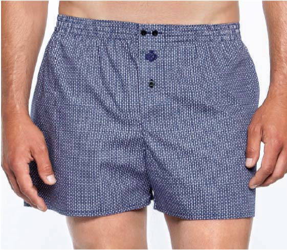 100%cotton men's woven boxer