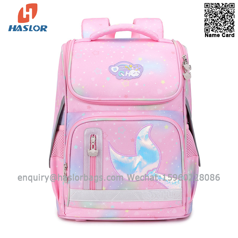 704a# 2021 New Style Funny Cartoon Primary School Sudents Backpack 15.6 inch Big Capacity Waterproof School Bag durable backpack