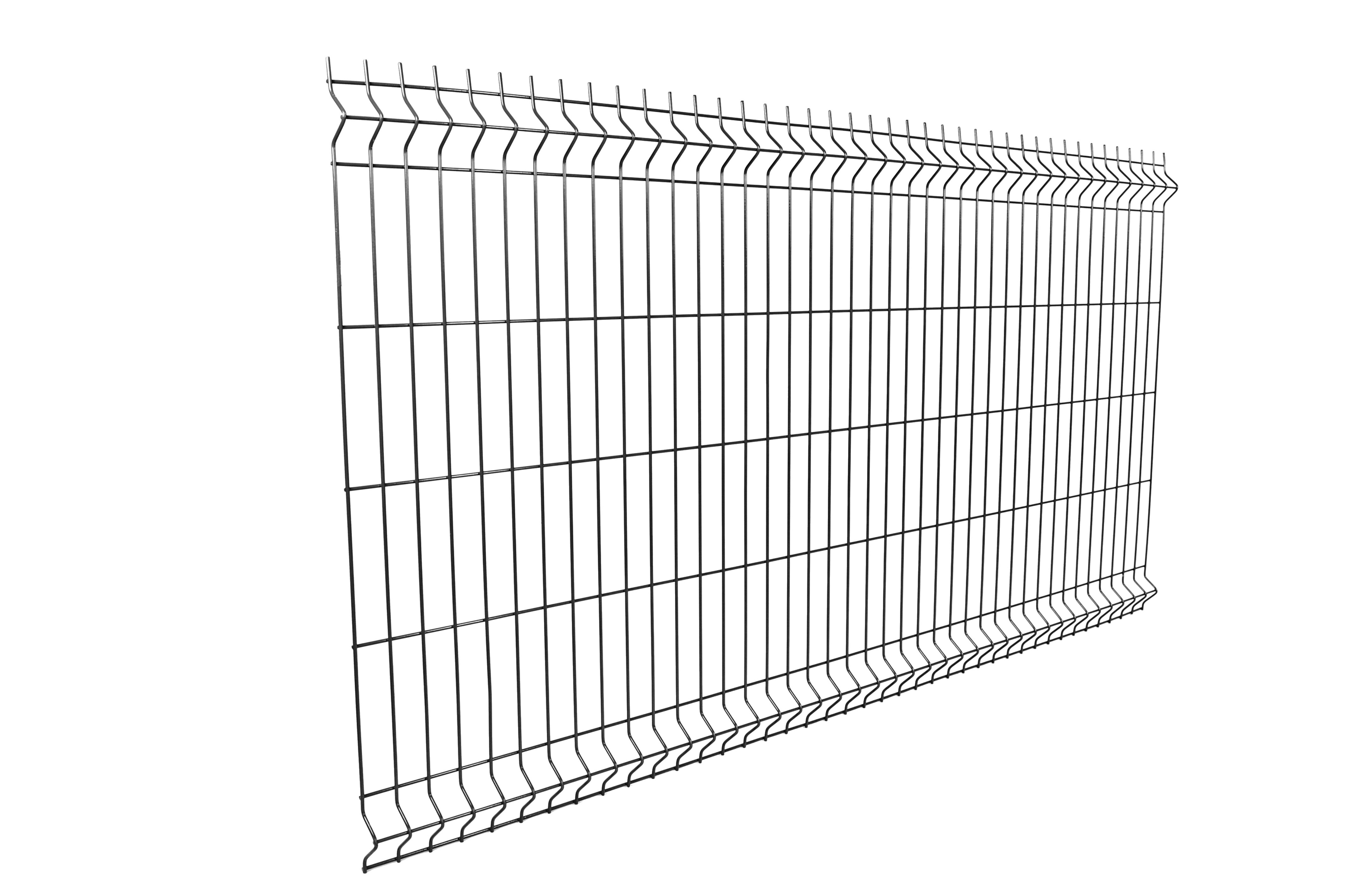 Iron Wire Fence Steel Panel Forti V Fold Welded Mesh Panel Pvc Coated Safety Fencing