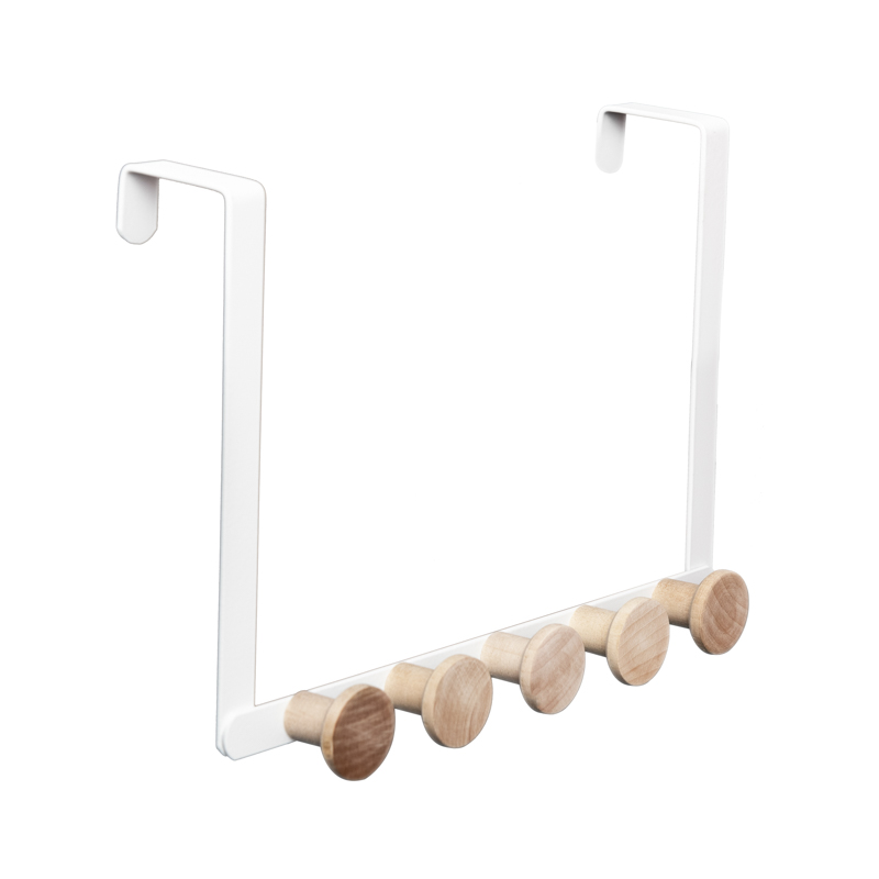 Multi-function flat cylindrical door rear hanger